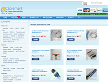 Tablet Screenshot of ecablemart.com